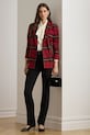 Hlače Lauren Ralph Lauren s elastinom crna 200951577