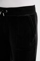 Velurové teplákové kalhoty Juicy Couture černá JCBBJ225802