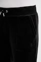 Βελούδινο παντελόνι φόρμας Juicy Couture μαύρο JCBBJ225802