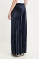Odzież Juicy Couture damskie bawełniane YUKA WIDE LEG JCBBJ225803 granatowy