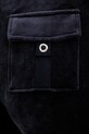Velúrové tepláky Juicy Couture JCGBJ225010 tmavomodrá