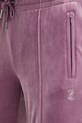 Juicy Couture pantaloni de trening din velur violet JCWBJ225307