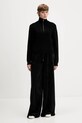 Juicy Couture spodnie dresowe welurowe JCWBJ225309 czarny AW25