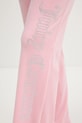 Juicy Couture pantaloni de trening din velur roz JCWBJ225311