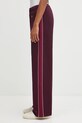 Wales Bonner spodnie dresowe Mantra Track Pants WA25JE02.JE10.350 bordowy AW25