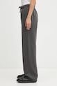 Carhartt WIP spodnie dresowe bawełniane W' Benton Sweat Pant I034513.87GD szary AW25
