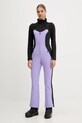 Descente spodnie narciarskie VELCHE tkanina fioletowy DW5FLP01LU