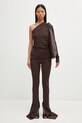 Rick Owens Lilies spodnie Carmen LI02E3331.JCVS brązowy