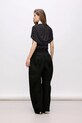 Karl Lagerfeld spodnie z dodatkiem wełny Karl Lagerfeld Studio A4W10144 czarny AW25