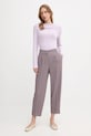 United Colors of Benetton spodnie 44BWDF0AE bordowy AW25