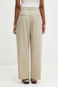 Clothing Maison Kitsuné trousers Double Pleated PW01106WT3019 beige