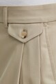 Maison Kitsuné trousers Double Pleated beige PW01106WT3019