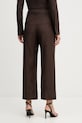 Oblečenie Nohavice Sisley 4ETSLF082 hnedá