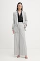 Haveone spodnie garniturowe damskie PGE.P065 szary SS26