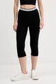 Tommy Jeans legginsy z elastanem czarny DW0DW22506