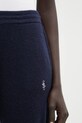 Sporty & Rich spodnie wełniane SRC Cashmere granatowy PA02764302BL106