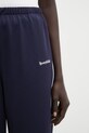 Sporty & Rich spodnie dresowe Serif Logo Retro Track granatowy PA05464300BL107