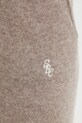 Μάλλινο παντελόνι Sporty & Rich SRC Cashmere μπεζ PA02766302BE24