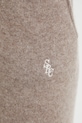 Μάλλινο παντελόνι Sporty & Rich SRC Cashmere μπεζ PA02766302BE24