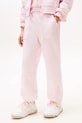 Lány Tommy Hilfiger gyerek melegítőnadrág KG0KG08674.122.9BYA rózsaszín