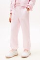 Lány Tommy Hilfiger gyerek melegítőnadrág KG0KG08674.128.176.9BYA rózsaszín