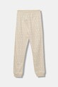 Детски памучен спортен панталон Guess J5YQ13.KAD74.9BYA бежов AW25