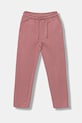 Guess pantaloni de trening din bumbac pentru copii bumbac roz J5YQ17.KAV34.9BYA