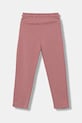 Guess pantaloni de trening din bumbac pentru copii J5YQ17.KAV34.9BYA roz AW25