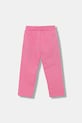 Guess pantaloni de trening din bumbac pentru copii K5YQ12.KA6R4.9BYA roz AW25