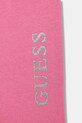 Fete Guess pantaloni de trening din bumbac pentru copii K5YQ12.KA6R4.9BYA roz