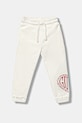 Guess pantaloni de trening din bumbac pentru copii bumbac bej K5YQ15.KAD74.9BYA