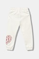 Guess pantaloni de trening din bumbac pentru copii K5YQ15.KAD74.9BYA bej AW25