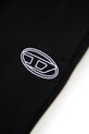 Diesel spodnie dresowe bawełniane dziecięce PEBIRT TROUSERS czarny J02419