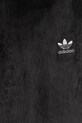 Dievča Detské velúrové tepláky adidas Originals JX2840 čierna