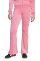 adidas Originals pantaloni de trening pentru copii velur roz JX2843