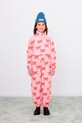 Tinycottons spodnie dresowe bawełniane dziecięce WORMS SWEATPANT wzorzyste różowy AW25.076