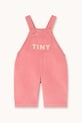 Tinycottons salopete pentru copii TINY POCKET DUNGAREE BABY bumbac roz AW25.564