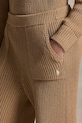 Παιδικό βαμβακερό παντελόνι Polo Ralph Lauren 313978869001 καφέ