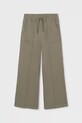 Mayoral pantaloni copii wide leg 7579.8F.Junior.9BYA verde AW25