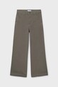 Dětské kalhoty Mayoral wide leg bavlna zelená 7580.8G.Junior.9BYA