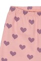 Dziewczynka Konges Sløjd spodnie DREY SLIT PANTS GOTS KS103787.9BYA różowy