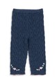 Konges Sløjd spodnie niemowlęce ROSIER PANTS dzianina granatowy KS103972.9BYA