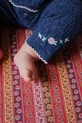 Konges Sløjd spodnie niemowlęce ROSIER PANTS KS103972.9BYA granatowy