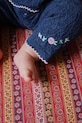 Βρεφικό παντελόνι Konges Sløjd ROSIER PANTS KS103972.9BYA σκούρο μπλε