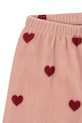 Dziewczynka Konges Sløjd spodnie dresowe dziecięce TAVI FLEECE PANTS GRS KS101300.G.9BYA różowy
