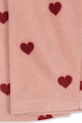 Konges Sløjd spodnie dresowe dziecięce TAVI FLEECE PANTS GRS różowy KS101300.G.9BYA