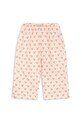 Konges Sløjd spodnie bawełniane dziecięce CIANNA PANTS GOTS wzorzyste beżowy KS103756.9BYA