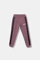 EA7 Emporio Armani spodnie dresowe dziecięce dzianina różowy 7G000160.AF13151