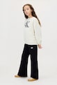 Detské nohavice Calvin Klein Jeans látka čierna IG0IG03004.116.9BYA