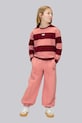 Calvin Klein Jeans pantaloni de trening din bumbac pentru copii bumbac roz IG0IG02617.9BYA